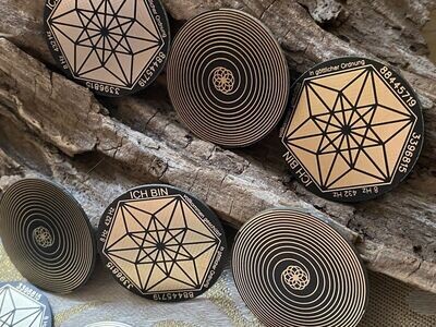 AURYMED Discs mit geometrischen Mustern